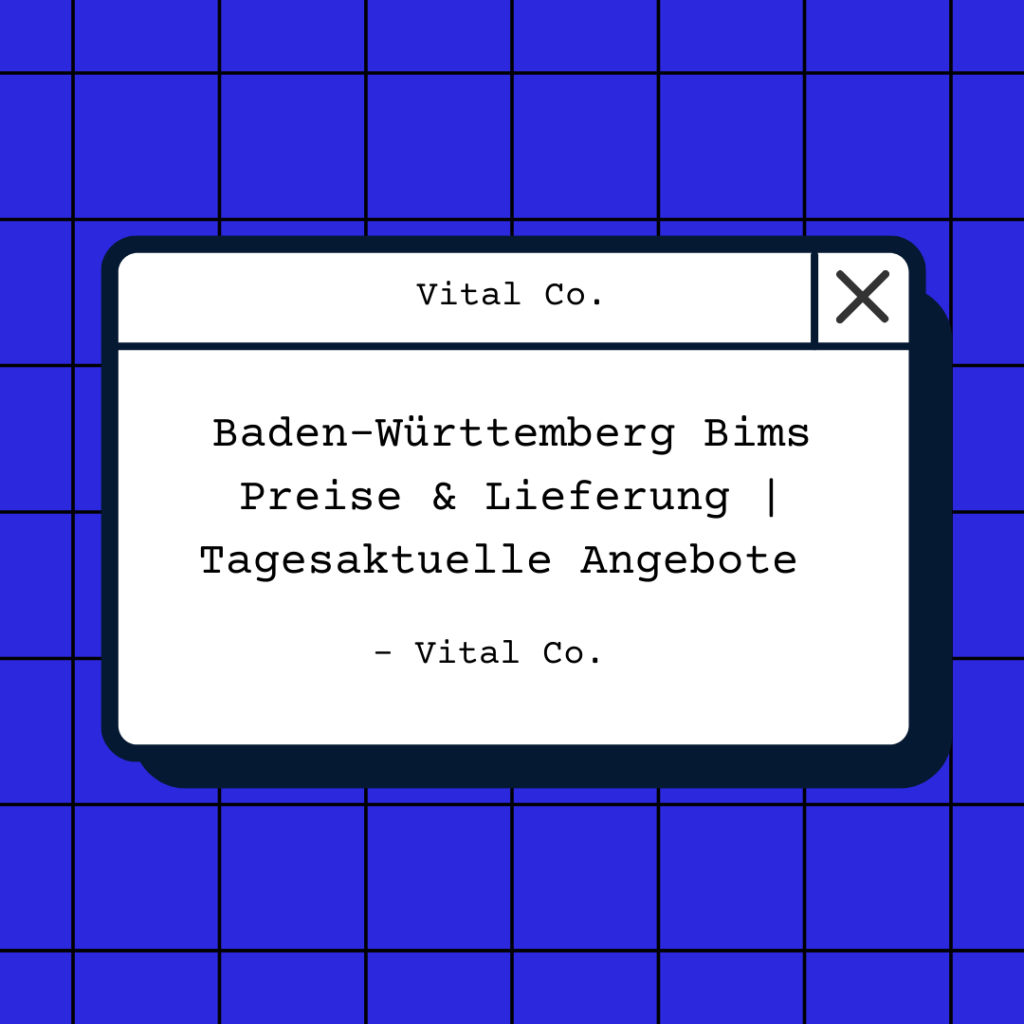 Baden-Württemberg Bims Preise & Lieferung | Tagesaktuelle Angebote – Vital Co.