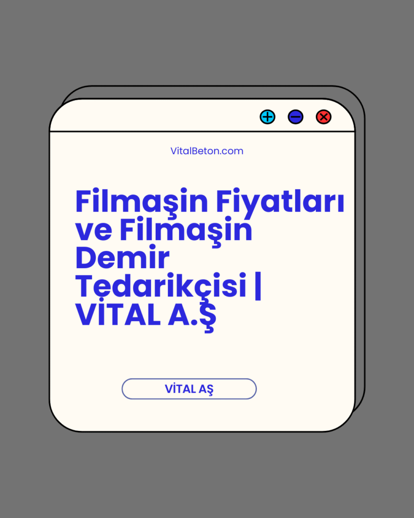 Filmaşin Fiyatları ve Filmaşin Demir Tedarikçisi | VİTAL A.Ş