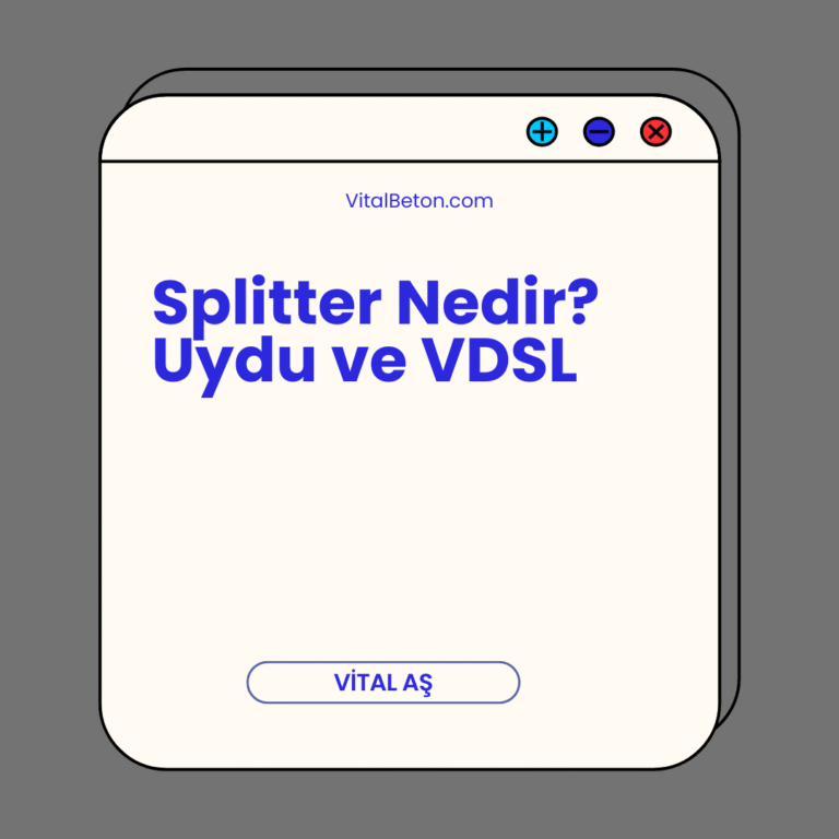 Splitter Nedir? Uydu ve VDSL