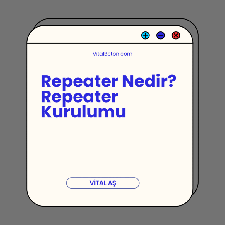Repeater Nedir? Repeater Kurulumu
