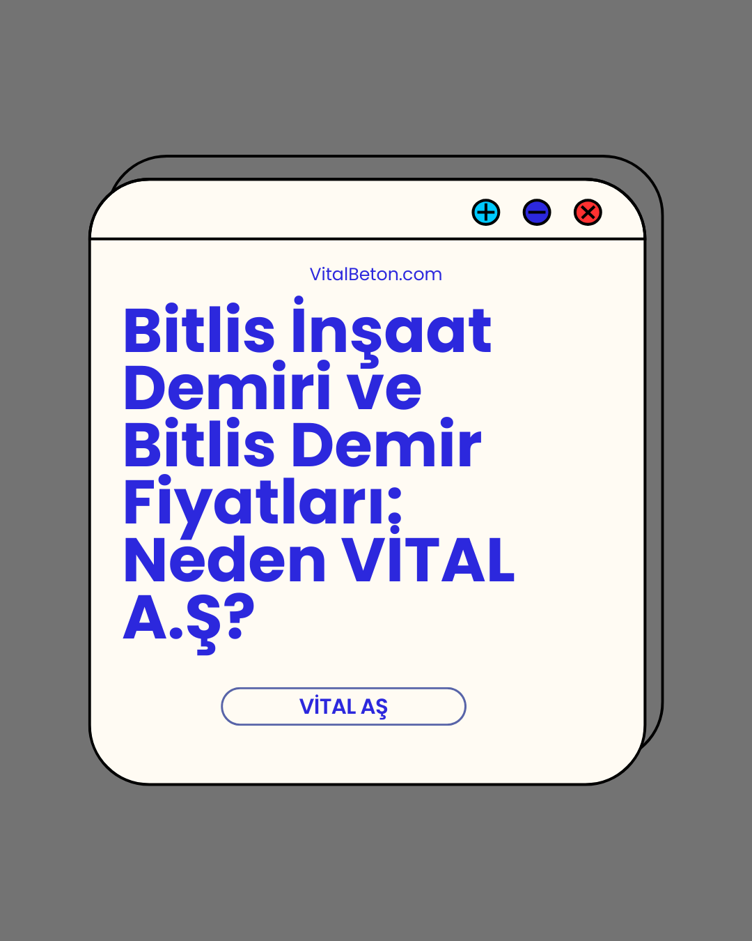 Bitlis İnşaat Demiri ve Bitlis Demir Fiyatları: Neden VİTAL A.Ş?