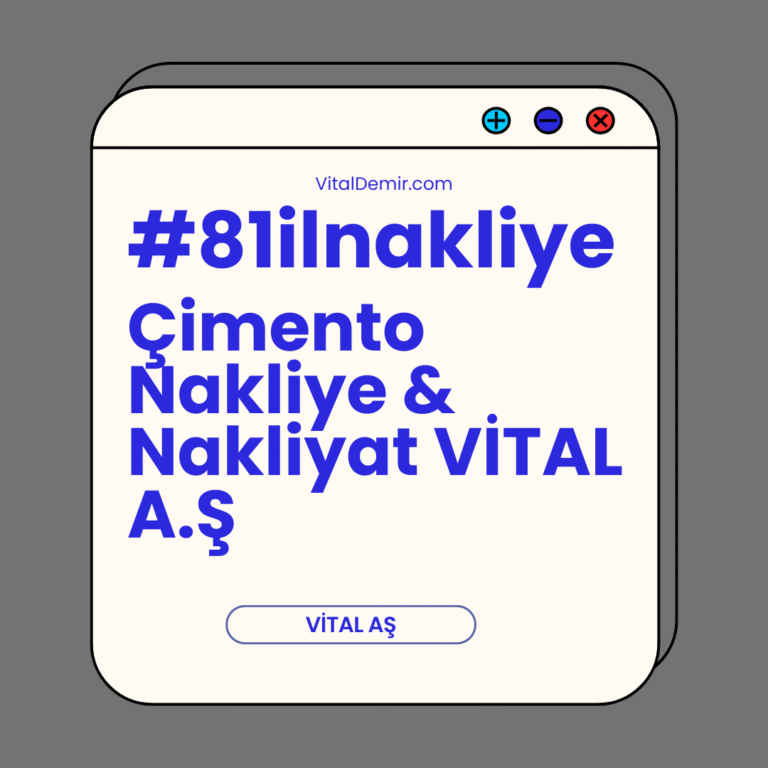 Adana Çimento Fabrikası, Çimento Fiyatları ve Çimento Nakliyesi — Neden VİTAL A.Ş?